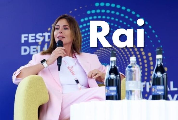 Paola Perego e logo Rai