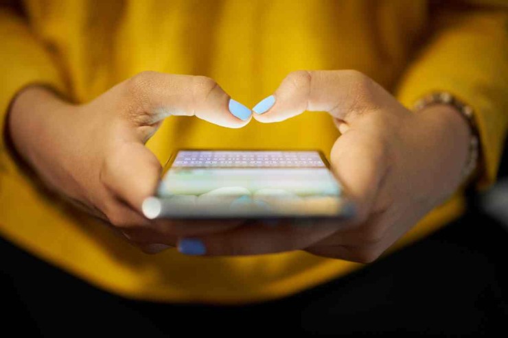 Scrivere sul cellulare